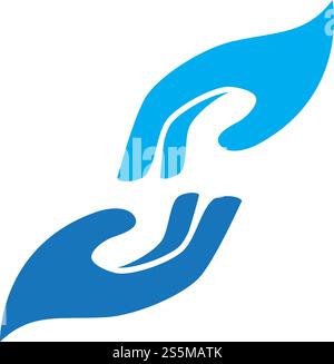 Hand Care Logo Template vector icon Business Stock Vector
