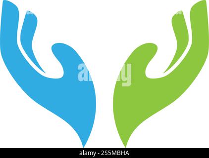 Hand Care Logo Template vector icon Business Stock Vector