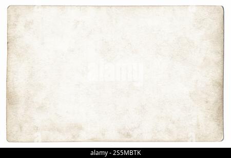 Vintage paper background isolated on white Stock Photo