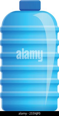 Office water bottle icon. Cartoon of office water bottle vector icon for web design isolated on white background. Office water bottle icon, cartoon style Stock Vector