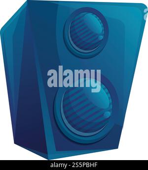 Disco speaker icon. Cartoon of disco speaker vector icon for web design isolated on white background. Disco speaker icon, cartoon style Stock Vector