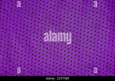Sport Clothing Fabric Texture Background. Top View of Cloth Textile Surface. Colored Basketball Shirt with Text Space Stock Photo