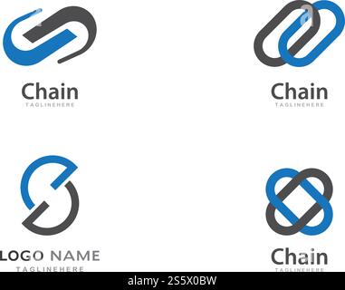 Business corporate abstract unity vector logo design Stock Vector