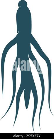 Ginseng Wave Logo Template vector symbol nature Stock Vector