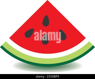 Watermelon icon Ilustration vector template Stock Vector