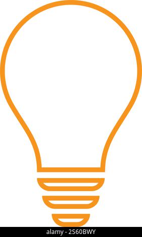 Bulb logo vector ilustration template Stock Vector