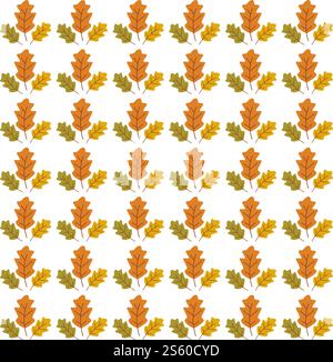 Autumn leaf seamless background wallpeper vector illustration Stock Vector