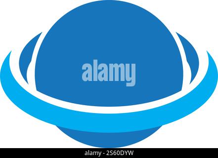 Globe technology ilustration logo vector template Stock Vector