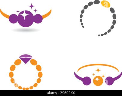 Jewelery logo vector ilustration design Stock Vector