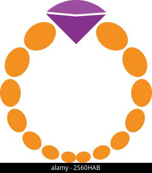 Jewelery logo vector ilustration design Stock Vector