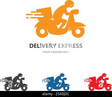 Fast Delivery logo ilustration vector Stock Vector