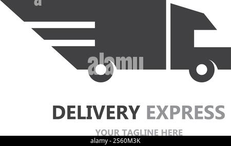 Truck logo icon ilustration vector template Stock Vector