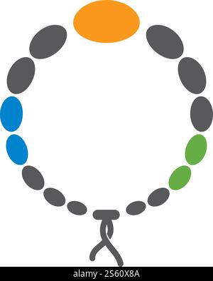 Bracelet icon ilustration vector template Stock Vector