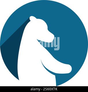 Bear logo ilustration vector template Stock Vector