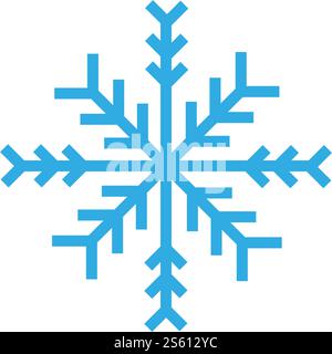 Snowflakes Logo ilustration vector Template Stock Vector