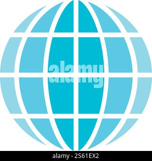 Globe technology ilustration logo icon vector template Stock Vector