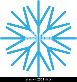 Snowflakes Logo ilustration vector Template Stock Vector