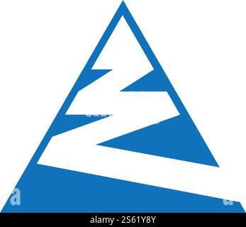 Pyramid Logo Template vector ilustration Stock Vector