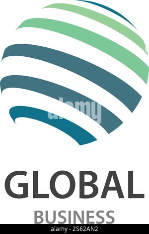 Globe technology ilustration logo vector template Stock Vector