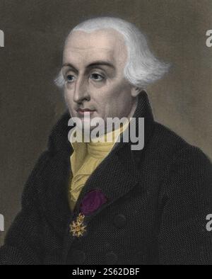 Joseph Louis Lagrange (1736-1813) French mathematician Stock Photo