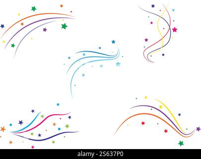 Sparkling star icon ilustration vector Stock Vector