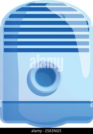 Climate air purifier icon. Cartoon of climate air purifier vector icon for web design isolated on white background. Climate air purifier icon, cartoon style Stock Vector