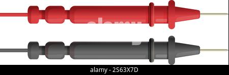 Multimeter sticks icon. Cartoon of multimeter sticks vector icon for web design isolated on white background. Multimeter sticks icon, cartoon style Stock Vector