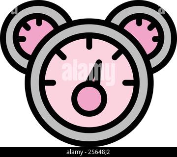 Oil car indicator icon. Outline oil car indicator vector icon for web design isolated on white background. Oil car indicator icon, outline style Stock Vector