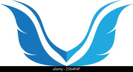 Wing logo symbol vector ilustration Stock Vector