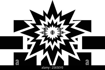 Explosion brick wall icon black color vector illustration flat style simple image. Explosion brick wall icon black color vector illustration flat style image Stock Vector