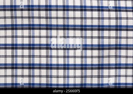 Checkered fabric a background or texture Stock Photo