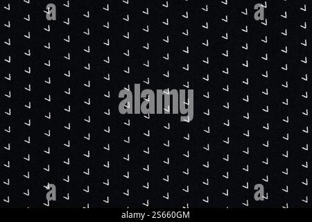 Black material with abstract pattern a background or texture Stock Photo