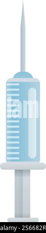 Survival syringe icon. Cartoon of survival syringe vector icon for web design isolated on white background. Survival syringe icon, cartoon style Stock Vector