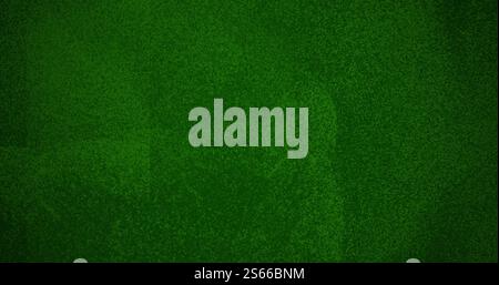 Green textured background with subtle image of moving particles Stock Photo