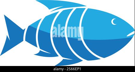 Fish Logo ilustration vector Template Stock Vector