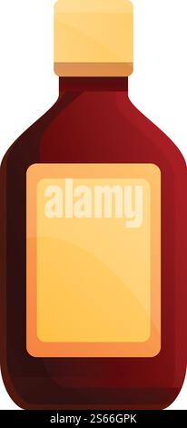 Sauna syrup icon. Cartoon of sauna syrup vector icon for web design isolated on white background. Sauna syrup icon, cartoon style Stock Vector