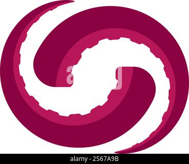 Octopus logo ilustration vector template Stock Vector