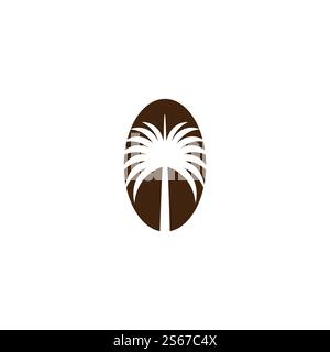 Dates tree  Logo Template vector symbol nature Stock Vector