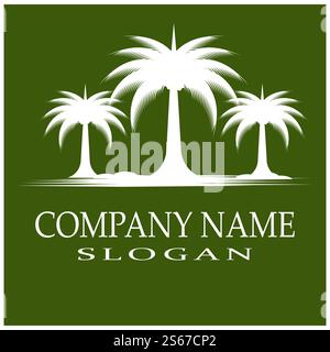 Dates tree  Logo Template vector symbol nature Stock Vector