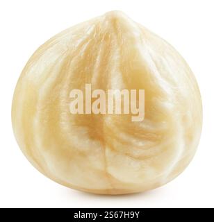 Hazelnuts isolated. Filberts on white background. Hazelnut clipping path Stock Photo