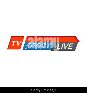 Tv news bars  headlin or lower third template Stock Vector