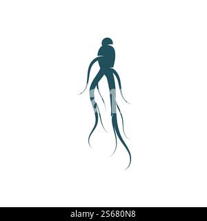 Ginseng  Logo Template vector symbol nature Stock Vector