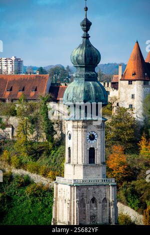 St Jakob Church in Burghausen - Germany Stock Photo