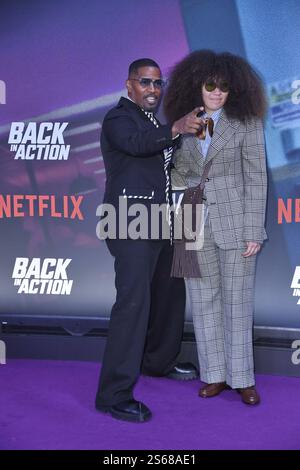 Jamie Foxx mit seiner Tochter Anelise bei der Premiere BACK IN ACTION