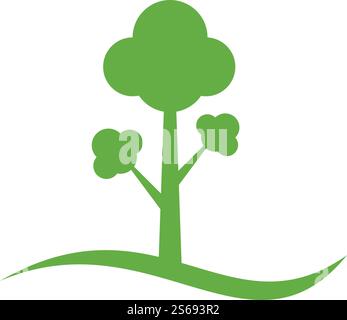 Tree logo template vector illustration Stock Vector