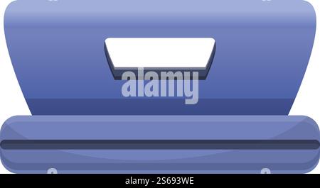 Device hole puncher icon. Cartoon of device hole puncher vector icon for web design isolated on white background. Device hole puncher icon, cartoon style Stock Vector
