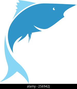 Fish Logo ilustration vector Template Stock Vector