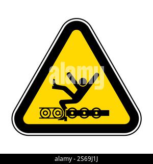 Warning Exposed Conveyor And Moving Parts Will Cause Service Injury Or ...