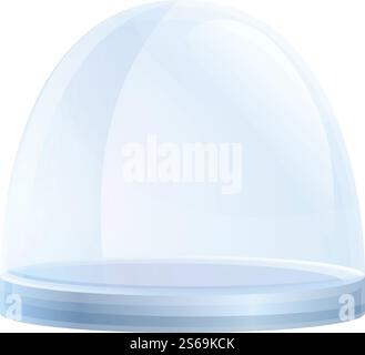 Anti protective glass icon. Cartoon of anti protective glass vector icon for web design isolated on white background. Anti protective glass icon, cartoon style Stock Vector