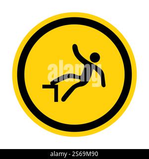 Beware Drop Symbol Sign Isolate On White Background,Vector Illustration Stock Vector